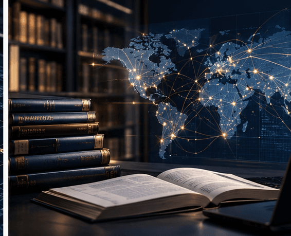 Academic citation network representing empirical research